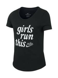 NIKE G NSW TEE SCOOP GIRLS RUN THIS (AR5064-011)