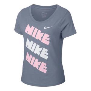 NIKE G NSW TEE HOUNDSTOOTH SCOOP (BV5396-445)